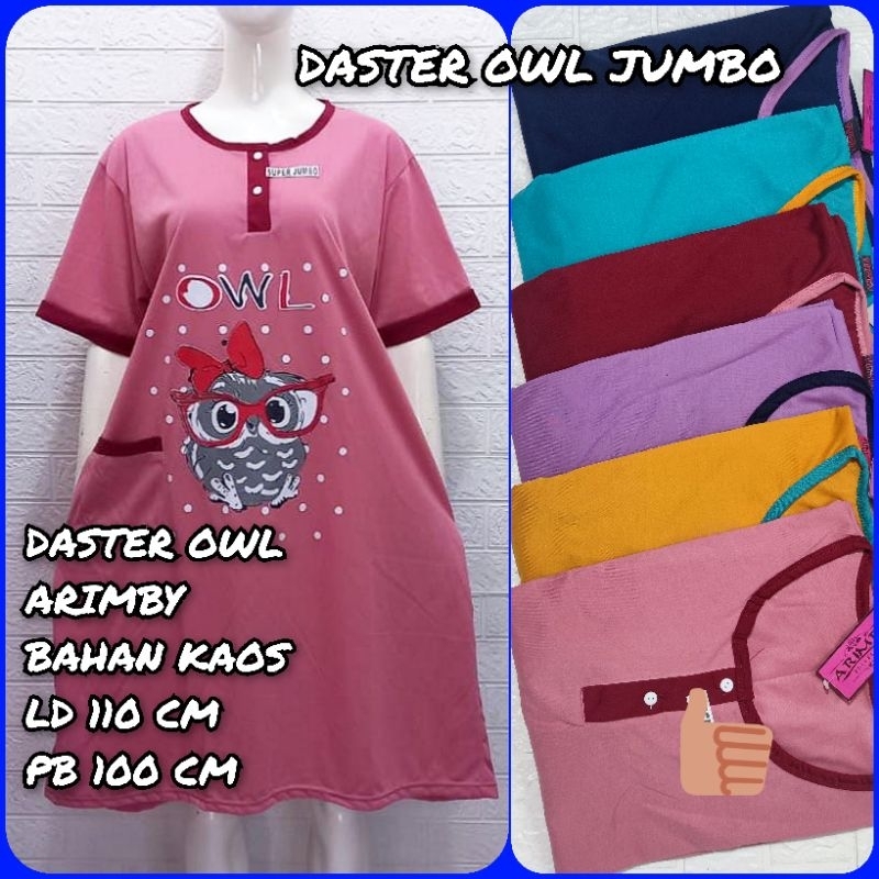 Daster Kaos Jumbo Dewasa Bahan Kaos Daster Jumbo Wanita Busui XXL