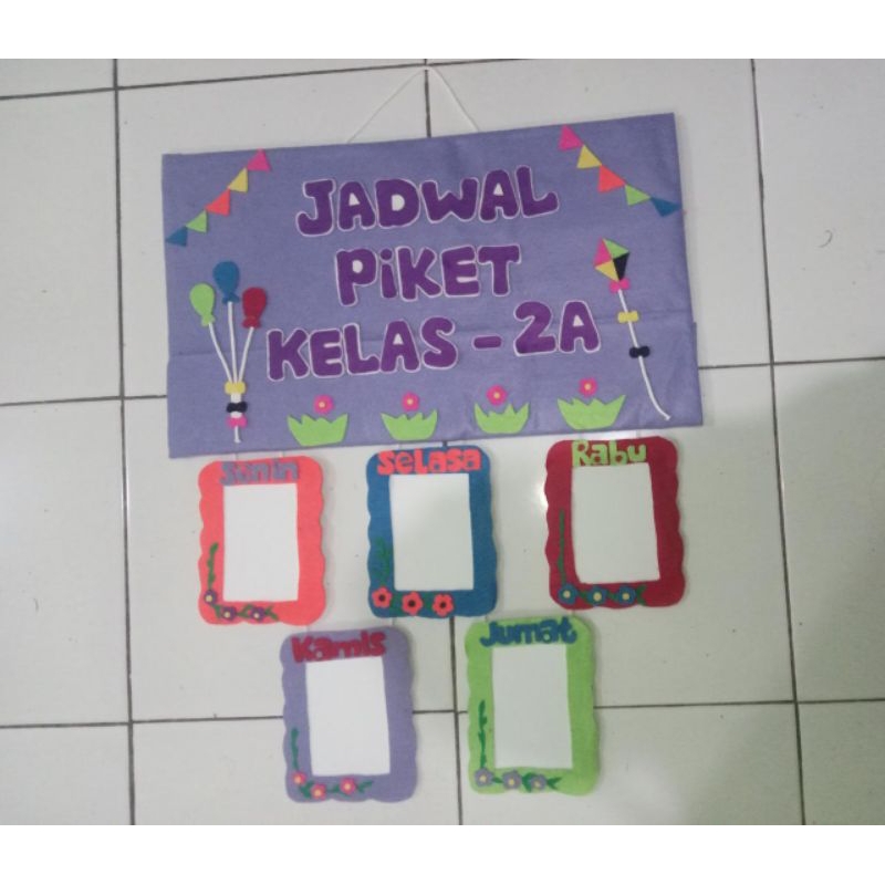 Jadwal Piket / Jadwal Pelajaran