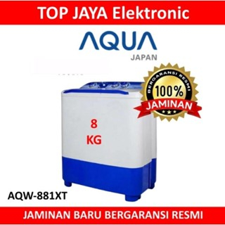 MESIN CUCI AQUA 2 TABUNG 8KG AQW881XT NEW SERIES