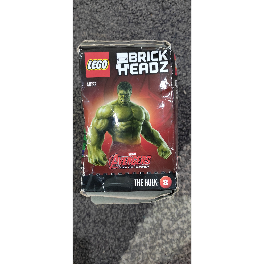 Mainan Anak Lego Brick Headz Avenger Hulk 41592 Original