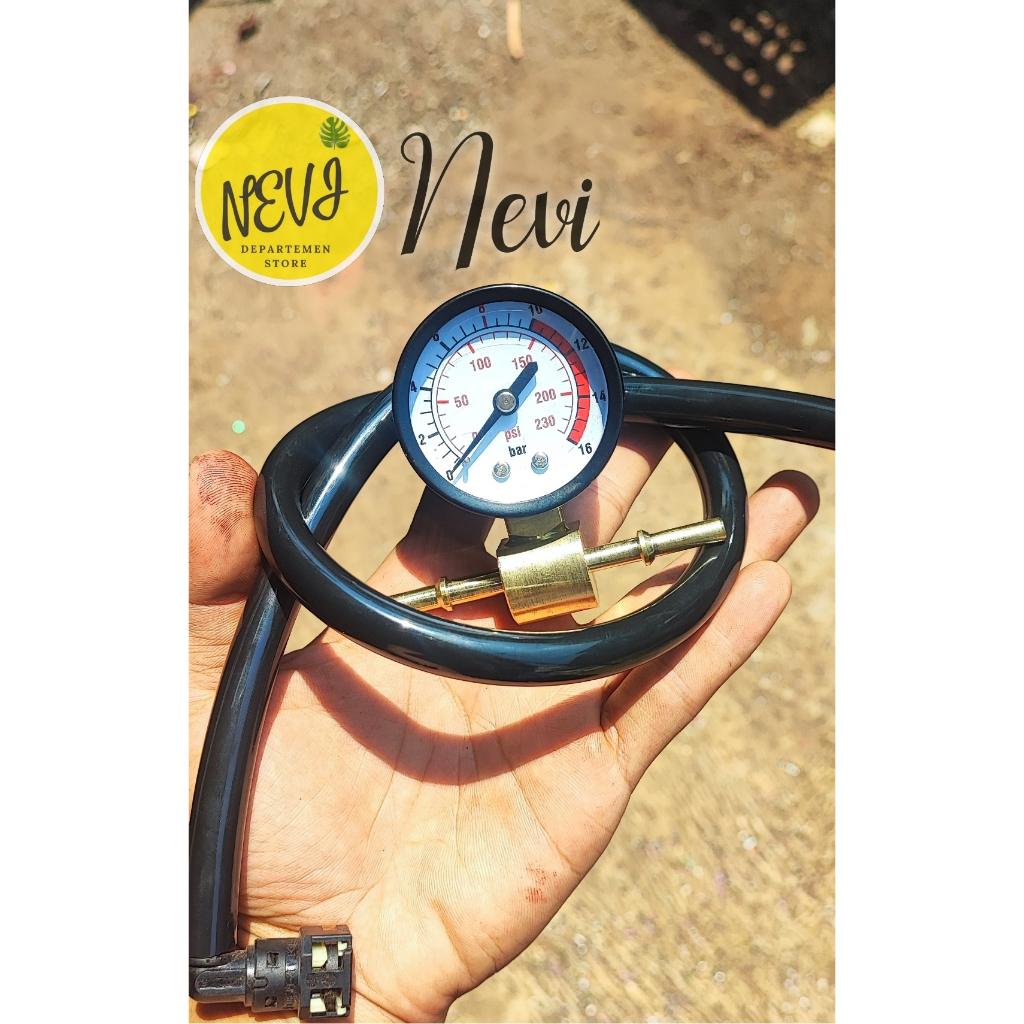 Fuel Pump Tester FPG Pressure Gauge UNIVERSAL Alat Cek Pengukur Tekanan Pompa Bensin Bahan Bakar Mot
