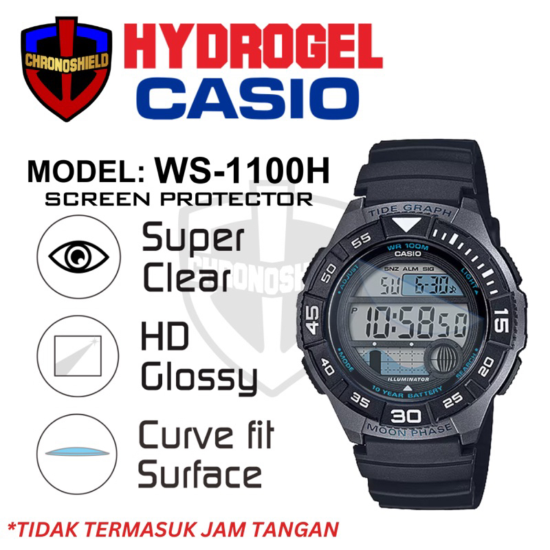 Antigores Jam Tangan Casio WS 1100H ws1100h Hydrogel