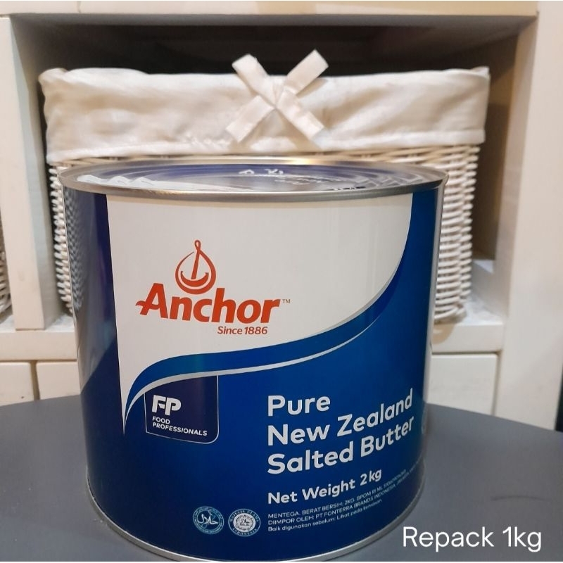 Anchor salted butter repack 1kg