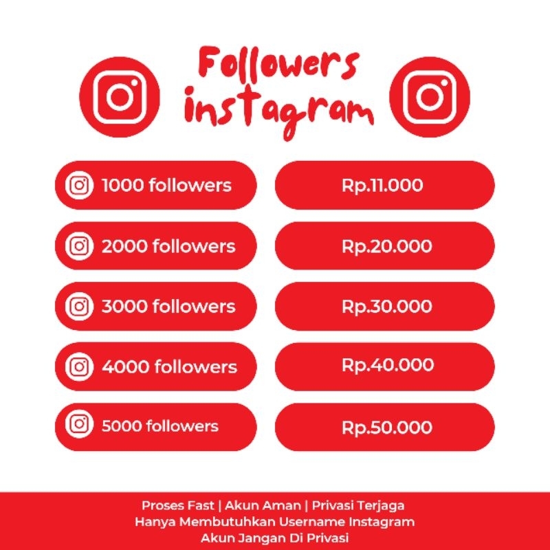 Followers Instagram Permanen