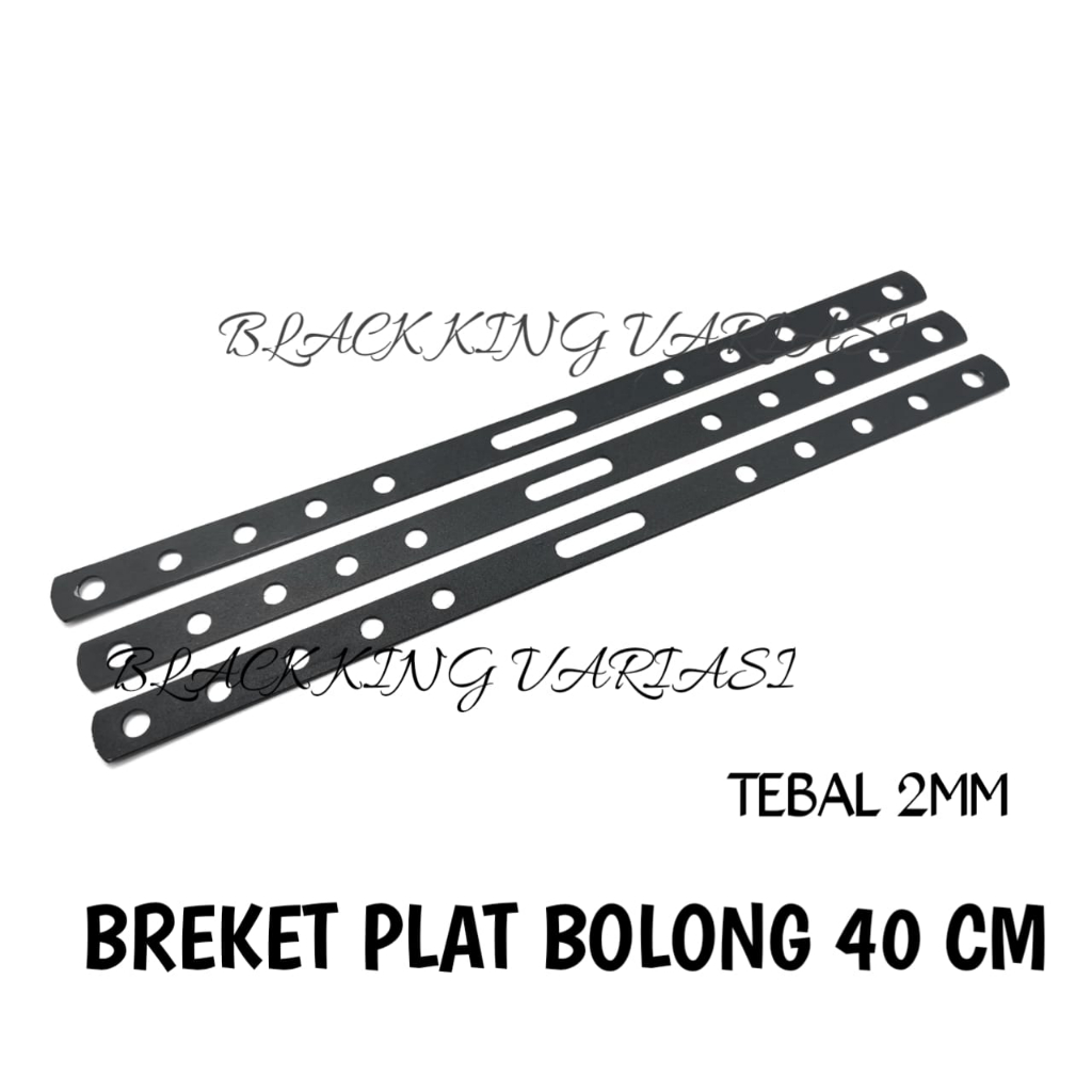 Plat Besi Bolong Ukuran 30cm 40cm Breket Bolong Plat Besi Bolong Serba Guna Plat Bolong Universal pl