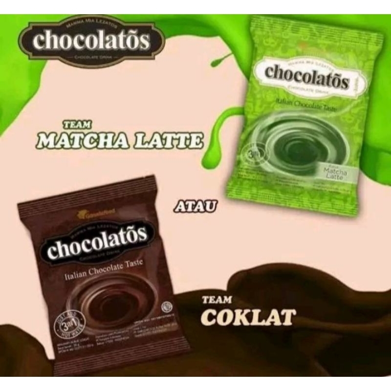 

chocholatos drink isi 10 sachet.