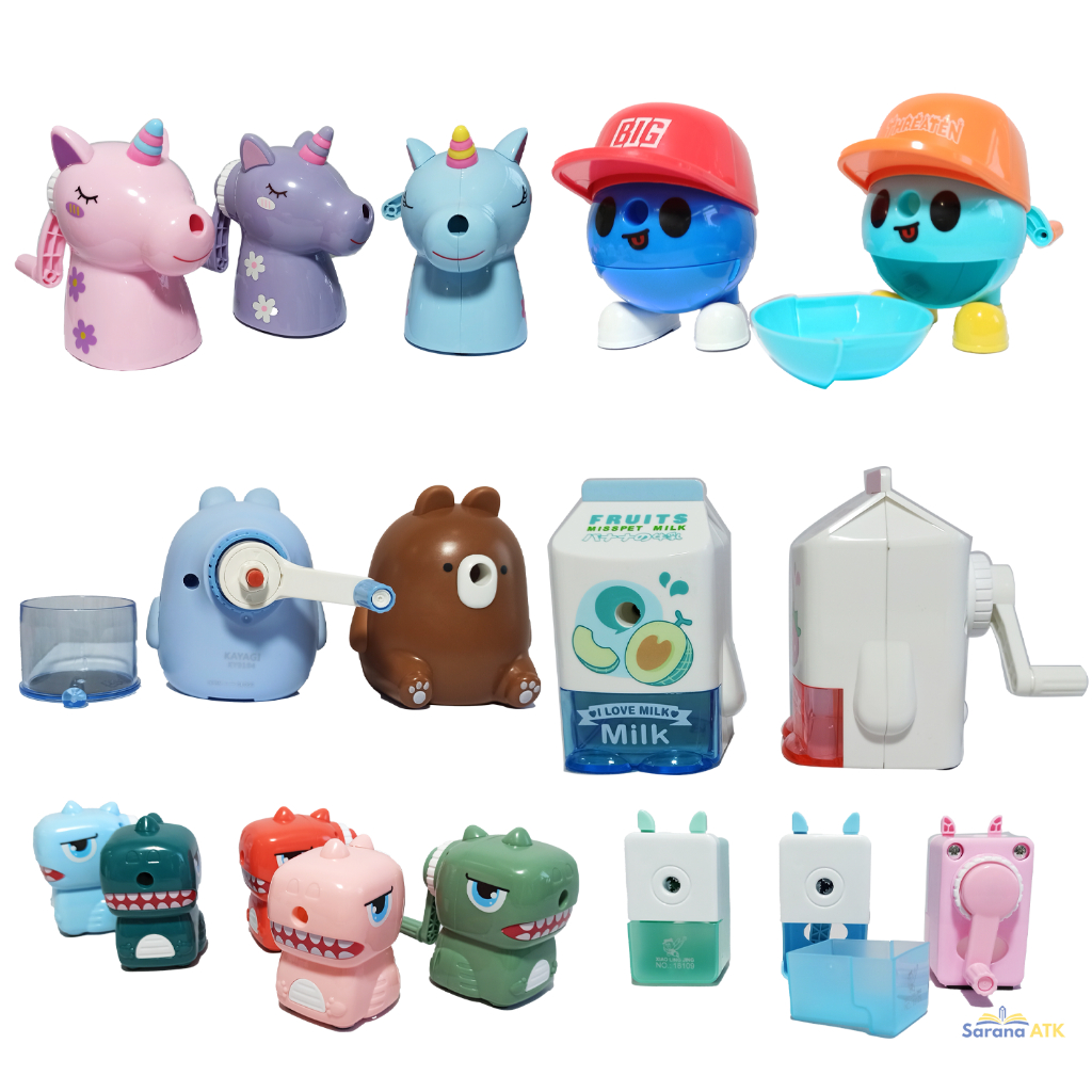 

FANCY - Rautan Meja Pensil Motif Karakter Lucu - Pcs