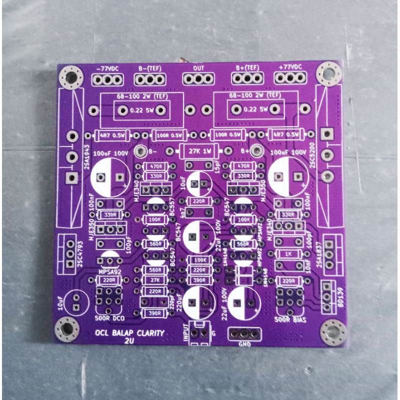 PCB OCL Balap Clarity 2U Dual Layer