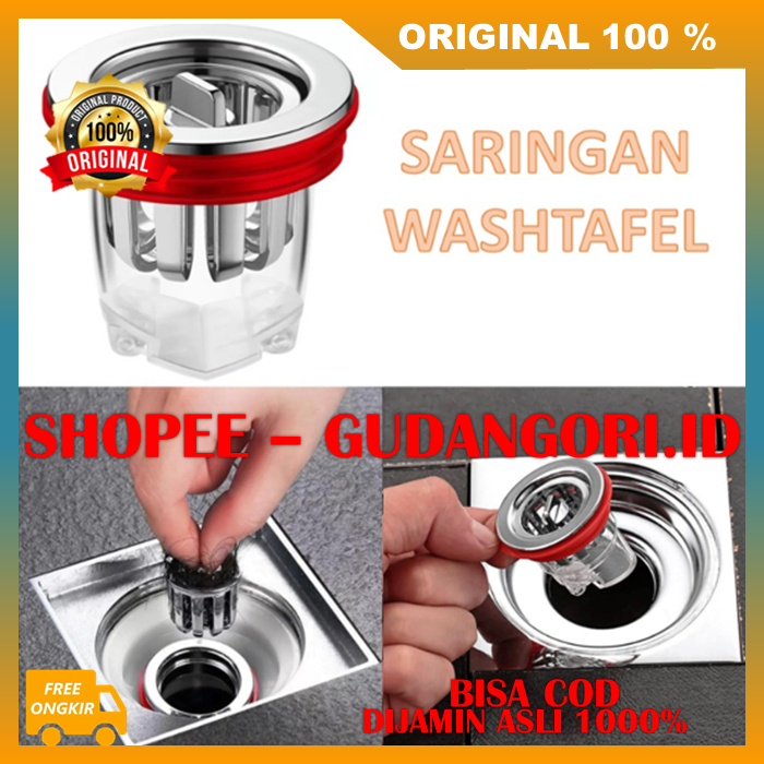 Saringan Pembuangan Air Anti Bau Saringan Pembuangan Wastafel Dapur Dan Kamar Mandi Anti Serangga & 