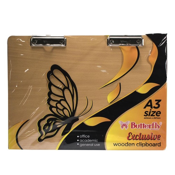 

CLIP BOARD BUTTERFLY A3 EXCLUSIVE WOODEN