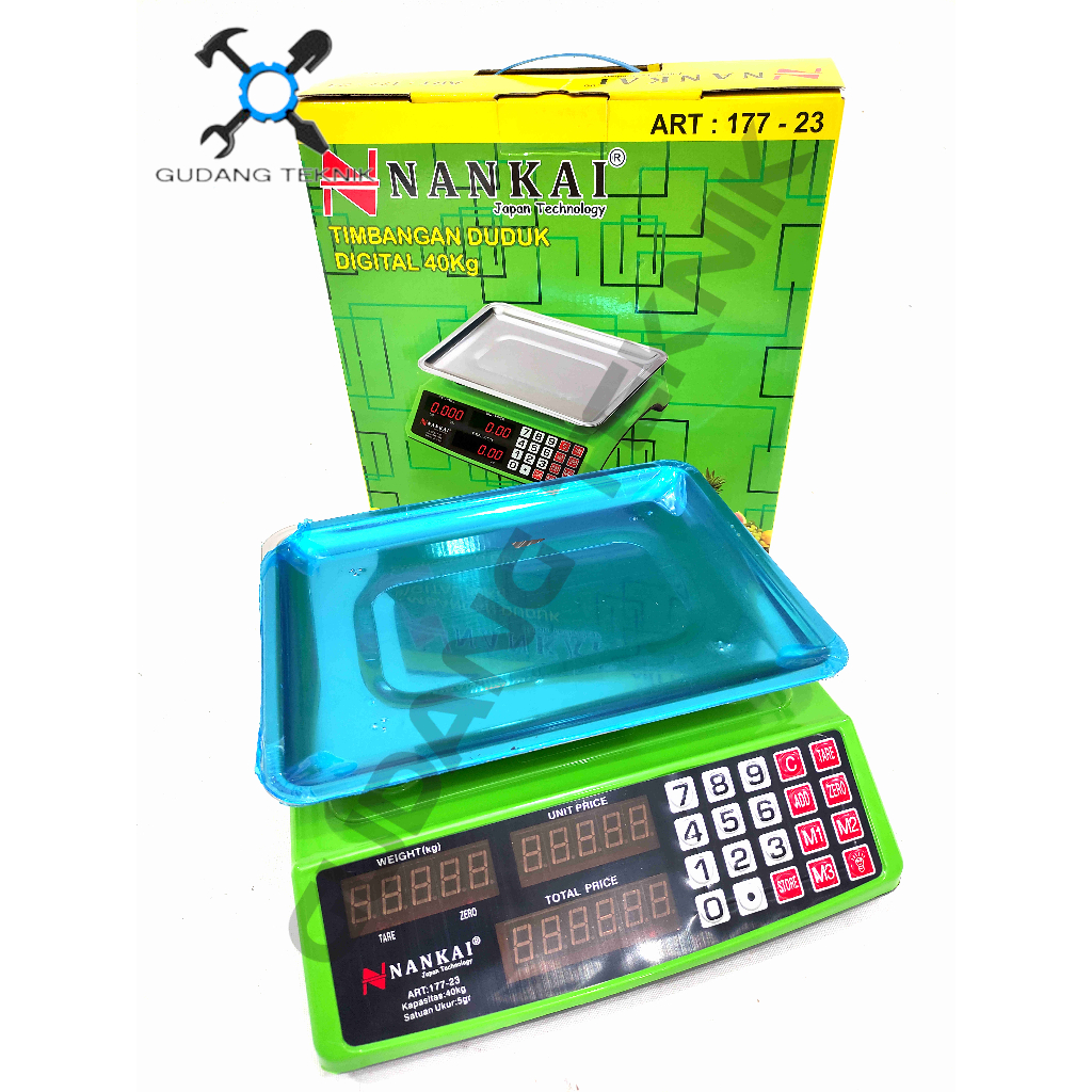 TIMBANGAN DUDUK DIGITAL 40KG NANKAI / TIMBANGAN ACS DIGITAL NANKAI 40 KG