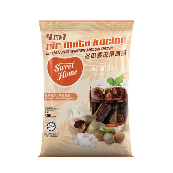 

300g 4in1 gula batu Lo Han Kuo Air Mata Kucing
