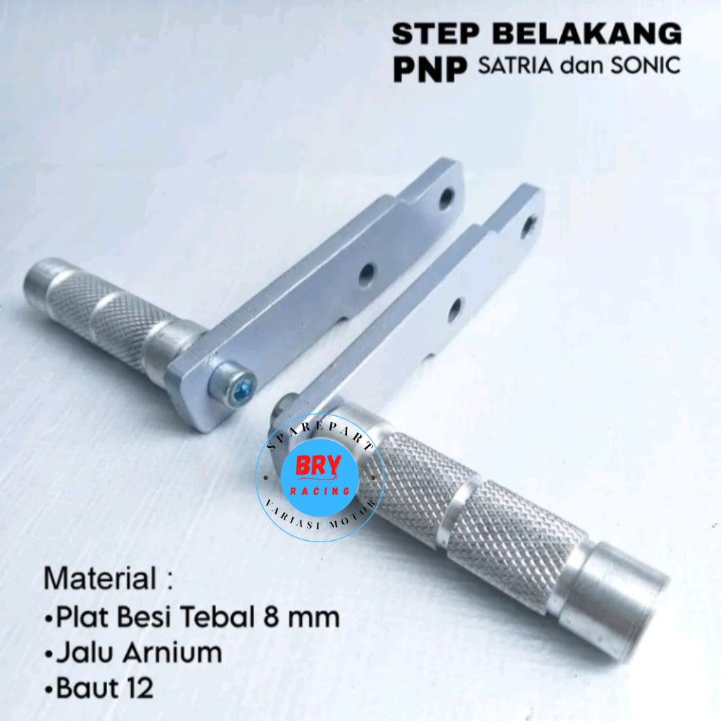 Footsep Belakang Satria Fu 150 Step Sonic | Variasi Footstep belakang Satria Fu dan Sonic