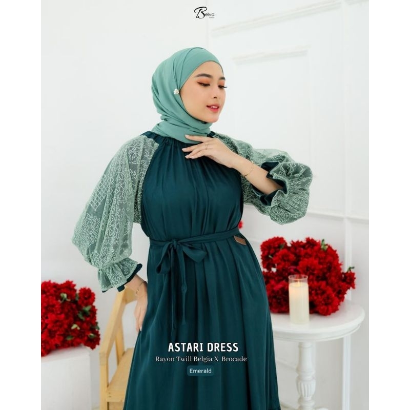 astari dress//gamis//dress//terbaru//terkini//belva fashion