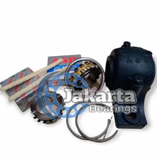 PLUMMER BLOCK SET SN 520 / SN520 - BEARING 22220 K - ADAPTER H 320 ASB