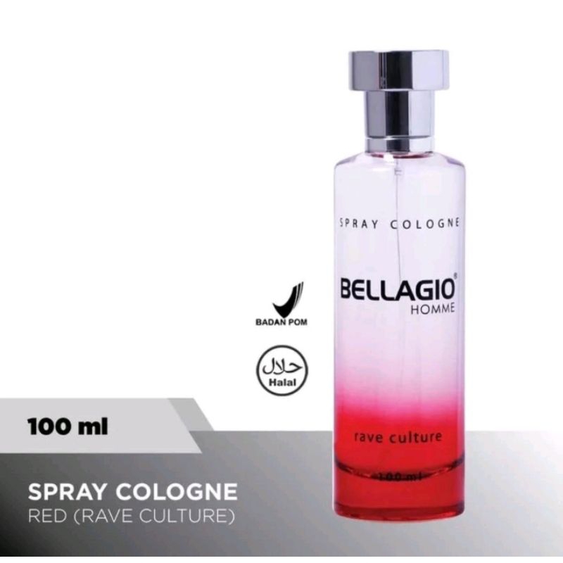 BELLAGIO HOMME RAVE CULTURE ( MERAH ) 100 ml