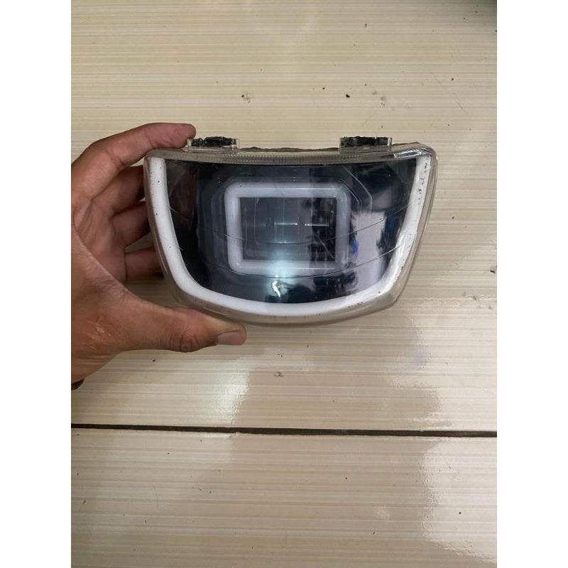 Headlamp lampu depan variasi proji projie yamaha Vega r lama f1zr f1 zr force one