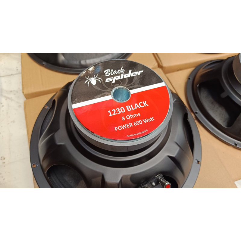 Black Spider 1230 Black Komponen Speaker 12 Inch