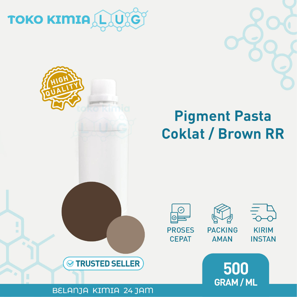 

Pigmen Pasta Biang Pewarna Pigment - Coklat Brown RR 500 gram