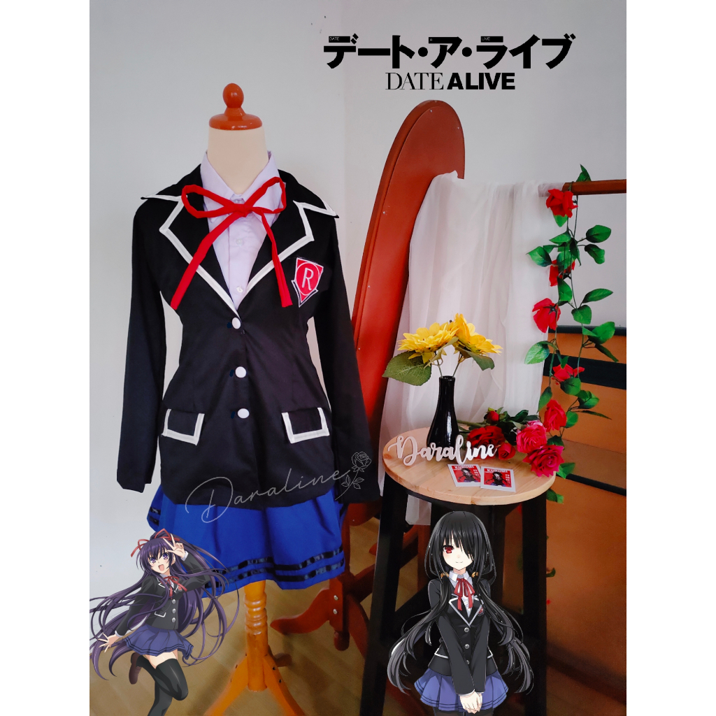 KOSTUM COSPLAY SEIFUKU KURUMI DATE A LIVE