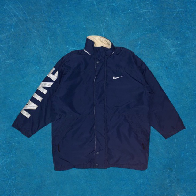 nike jaket tebal vintage 90s