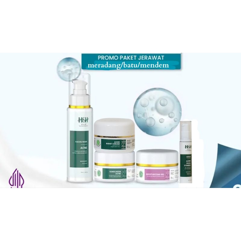 PAKET ACNE H&H SKINCARE dr.Kamila Jaidi