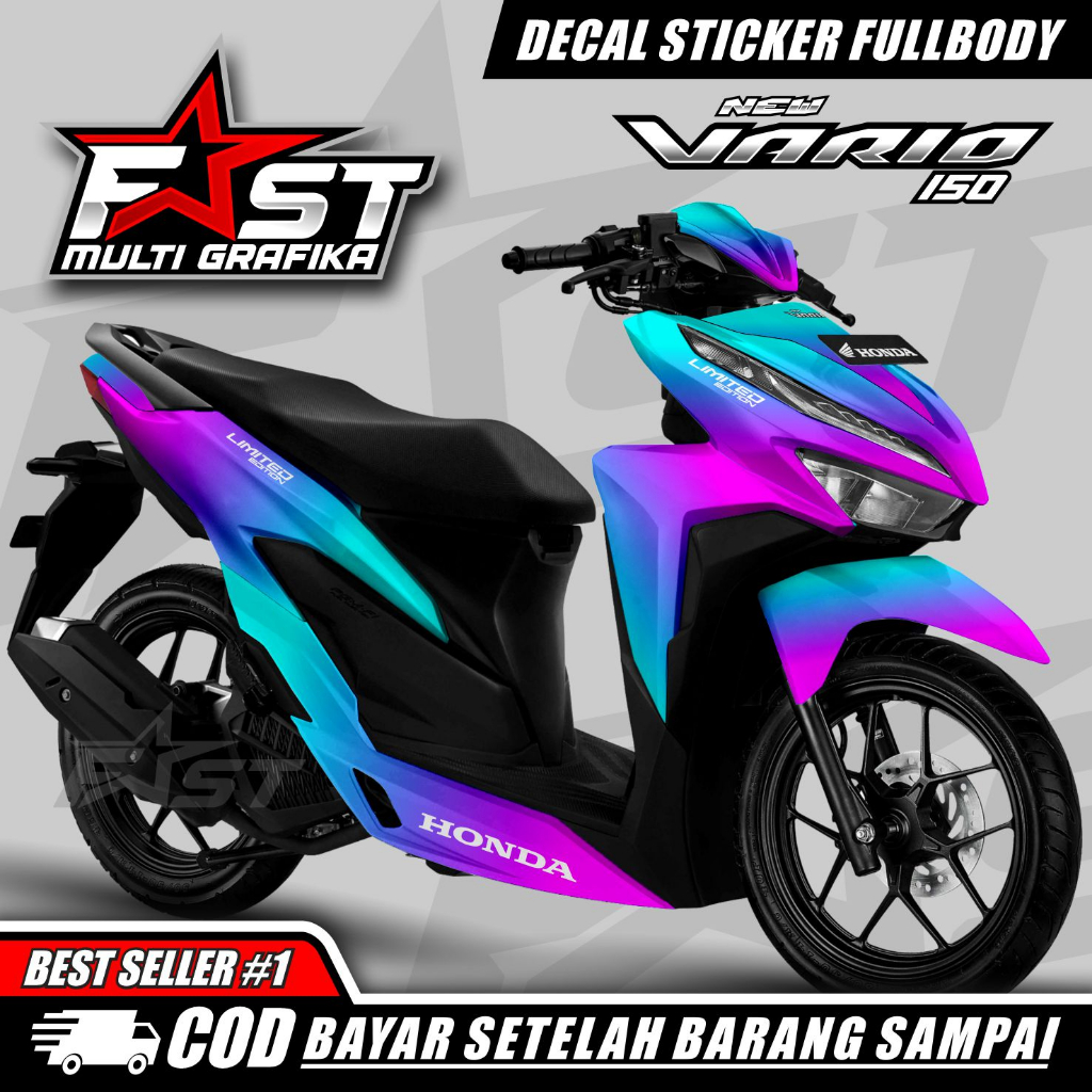⭐⭐⭐⭐⭐ Decal Vario 125 Old LED Fullbody // Stiker Vario 150 Old // Decal Variasi Vario 125 & 150 Full