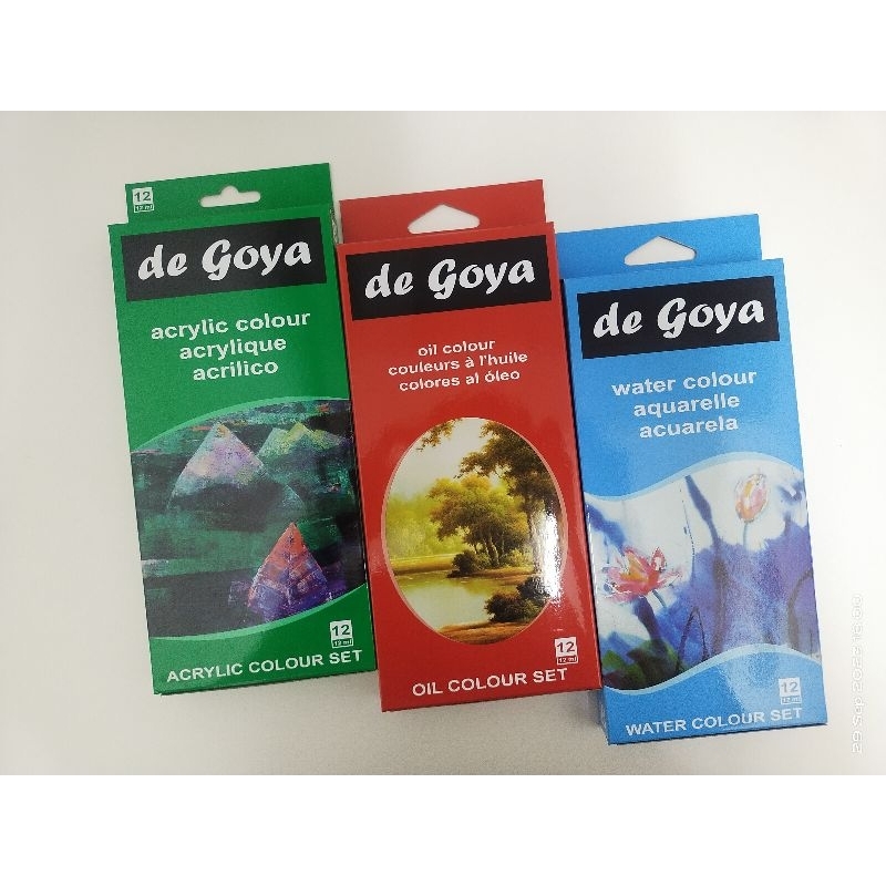 De Goya Cat Acrylic/Cat Air-Watercolor/Cat Minyak-Oil color/Cat Akrilik