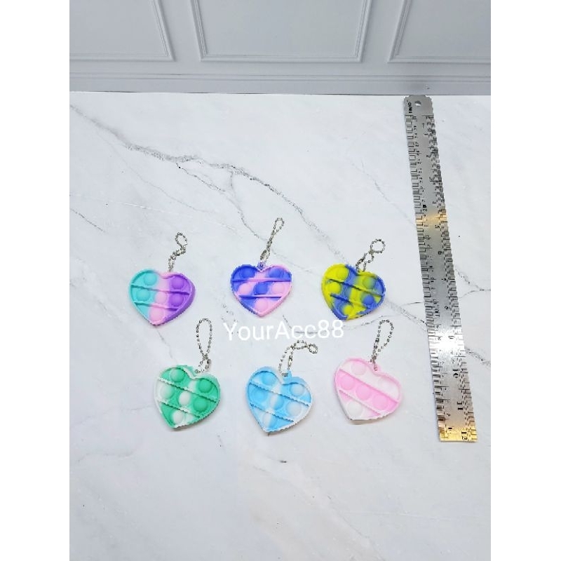 GANTUNGAN KUNCI POP IT (12pcs) GANCI KOLEKSI KADO SOUVENIR HADIAH GROSIR_ASEMKA GROSIR_AKSESORIS YOU