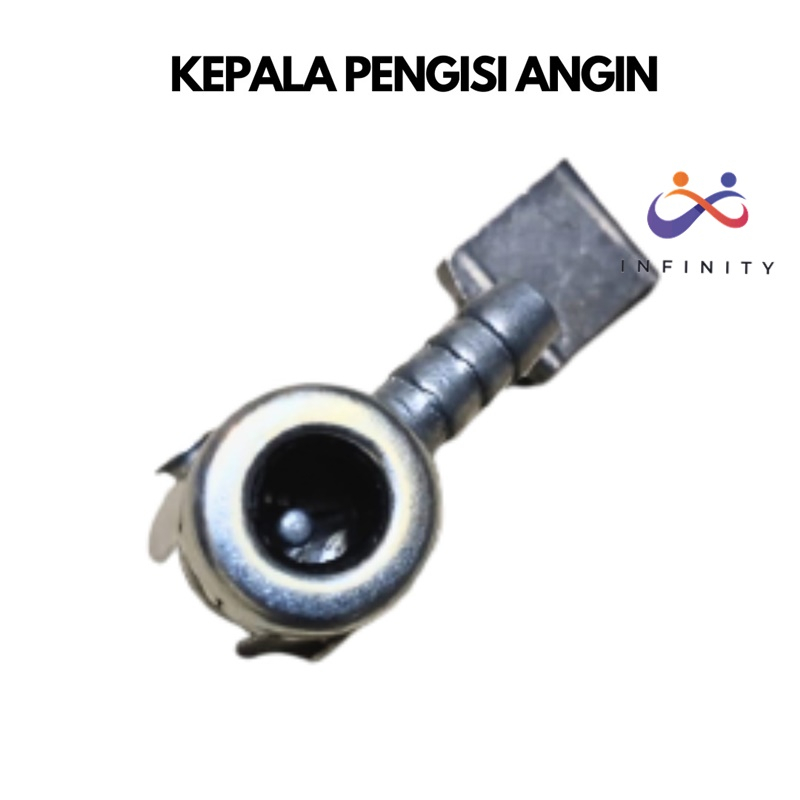 INF Kepala Pompa Nepel Cop Pompa Ban Sepeda Pentil Motor Besi Komponen Pompa Sepeda dan Motor RRT