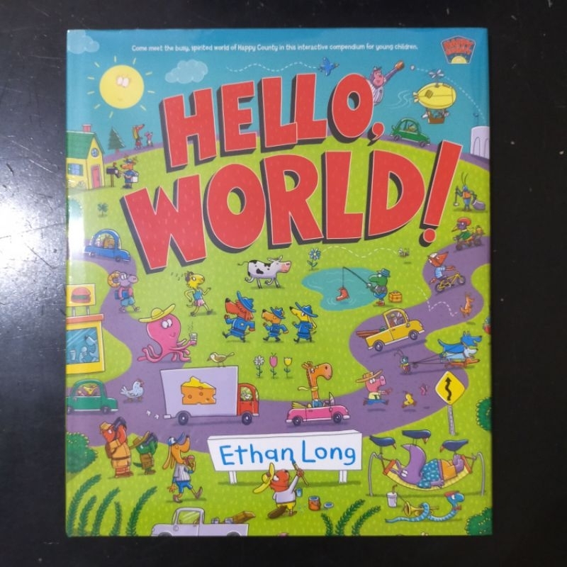 Hello World - Ethan Long [Picture Story Book] Happy County