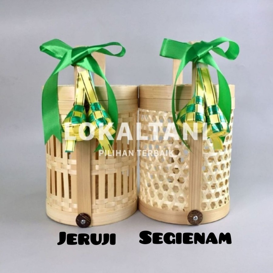 

Keranjang Parcel Kue Kering 2 Toples / Wadah Hampers Kue Lebaran