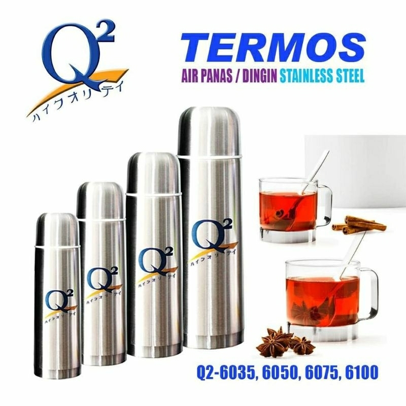 Tumbler Thermos Thermos Q2 Flask Stainless Steel Air Panas Dingin