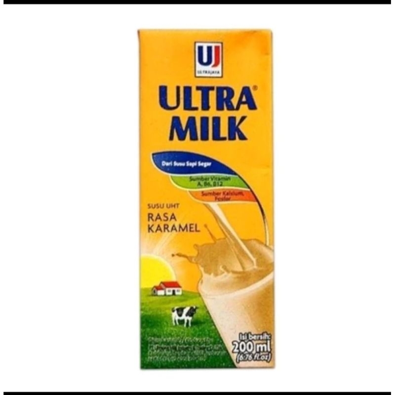 

New // 1 Dus Isi 24 Ultra Milk Susu Uht 200Ml Boleh Mix Rasa // 100% Original