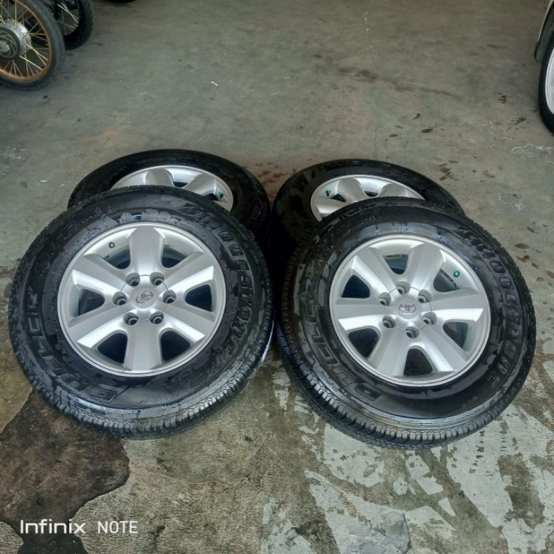 velg seken copotan fortuner r17 velg racing fortuner ban brigestone