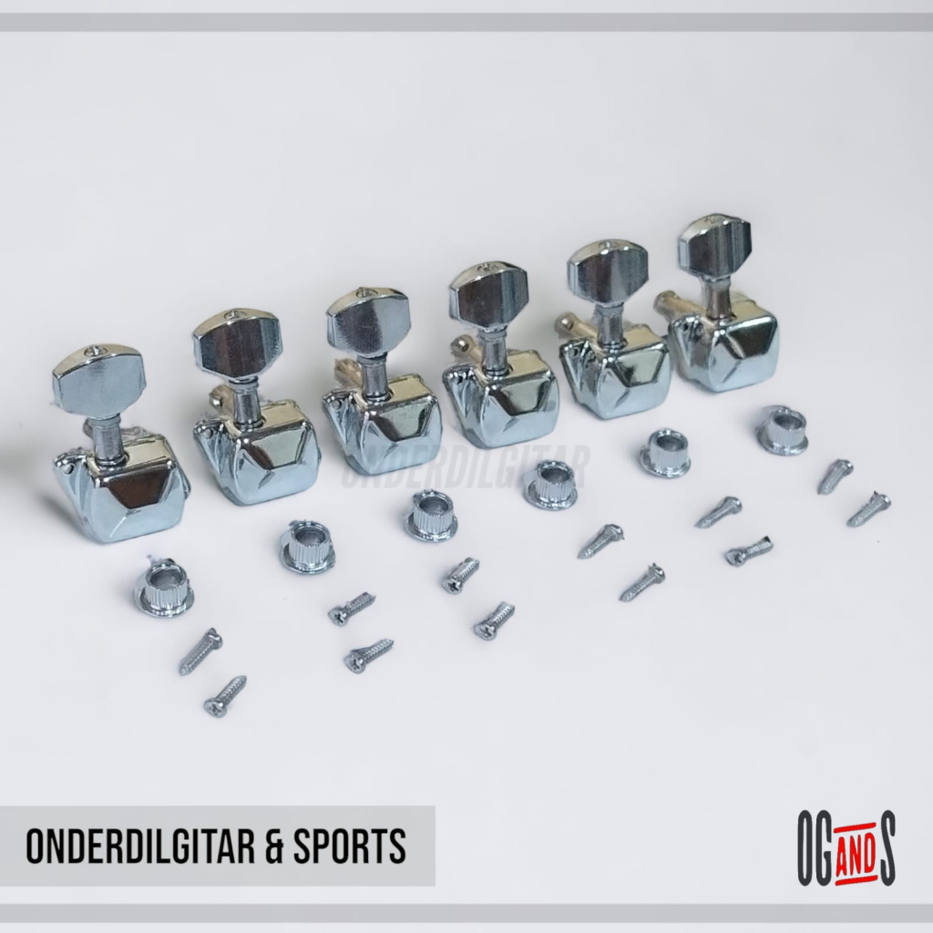 Dryer Gitar  Tuning Machine head R6 sejajar Kaleng model yamaha