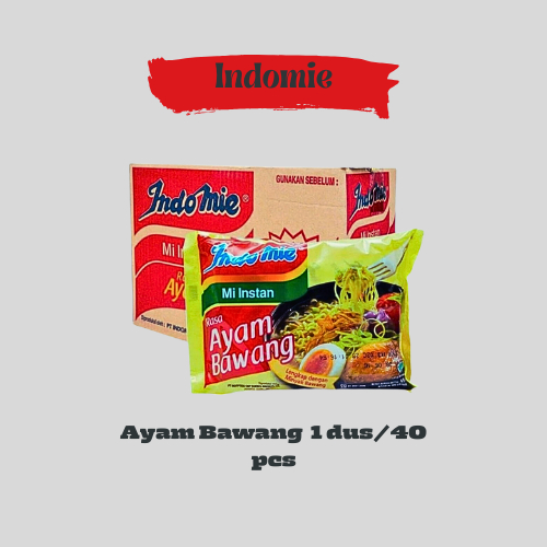 

Indomie Rasa Ayam Bawang 1 dus/ Isi 40 Pcs