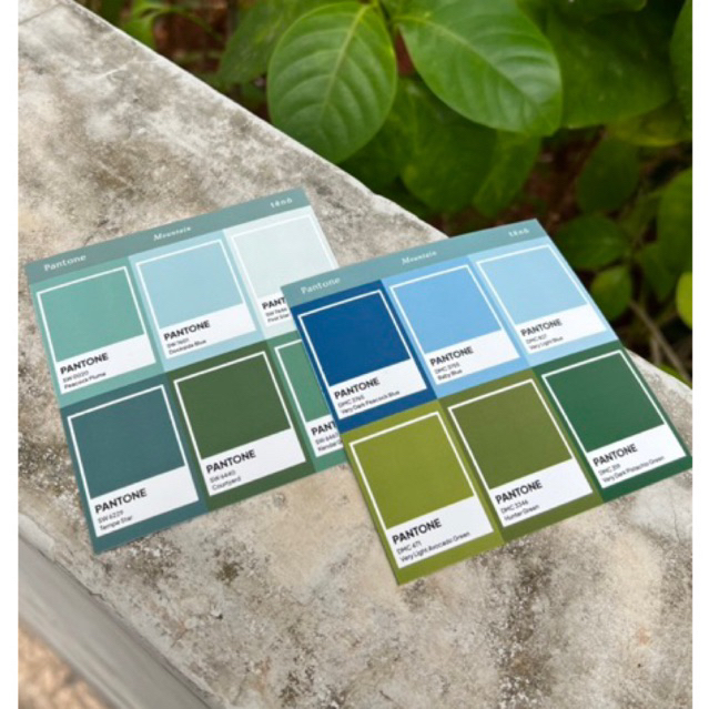 

#TenoStickerCollection Sticker Pantone Mountain Sticker Warna
