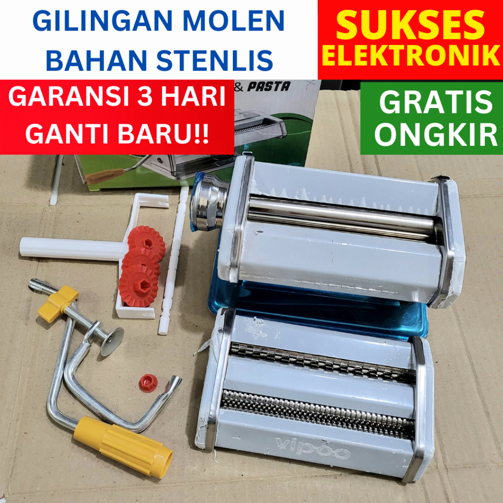 PASTA MAKER / GILINGAN MIE / GILINGAN MOLEN / MESIN PENGGILING ADONAN MI