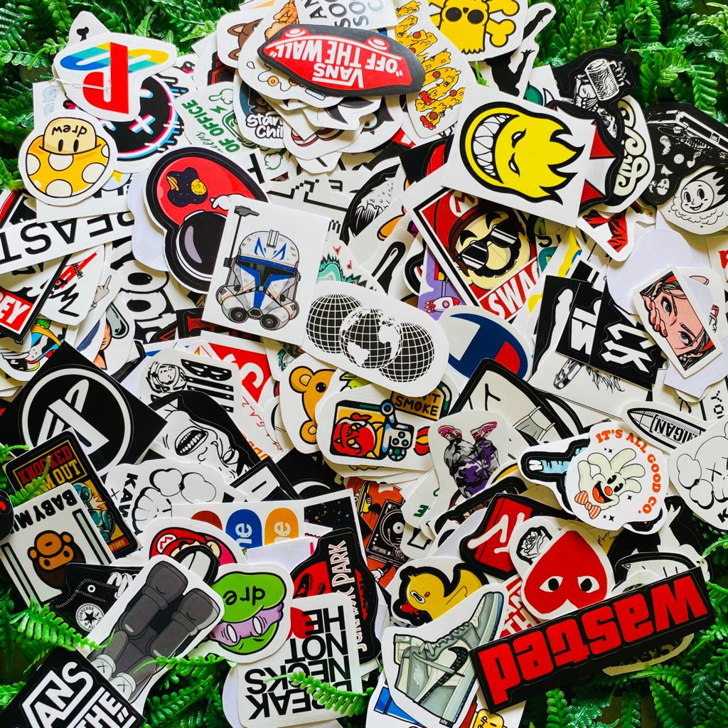 Stiker Logo Hypebeast Graffiti Sticker Vinyl Laptop Waterproof DIY HP Motor Helm Mobil Ipad Tablet