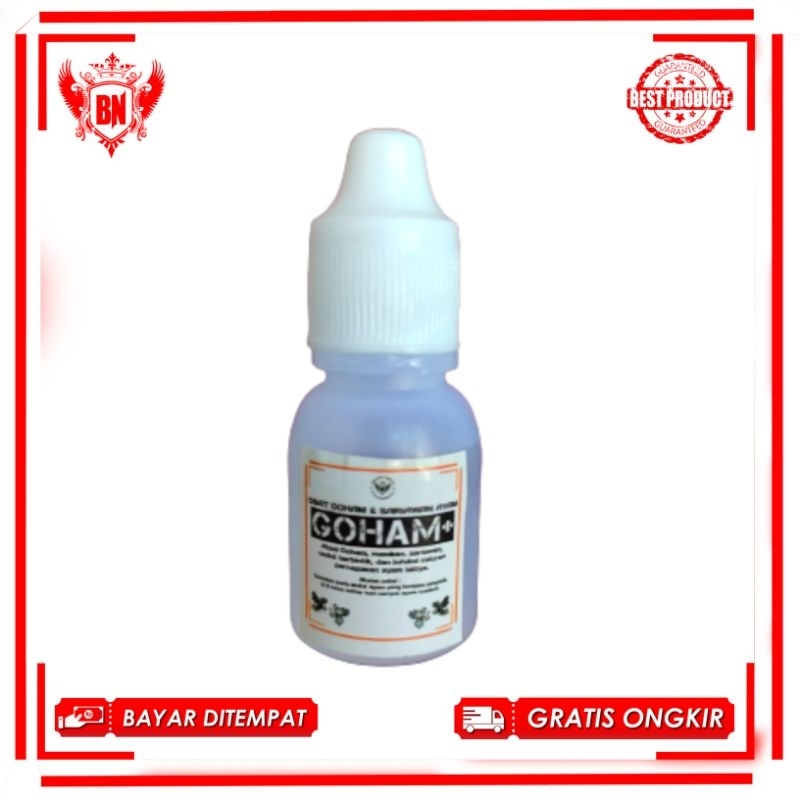 Obat Ayam Manikan Goham Sariawan Penyakit Paruh Luka Infeksi Mulut GOHAM+