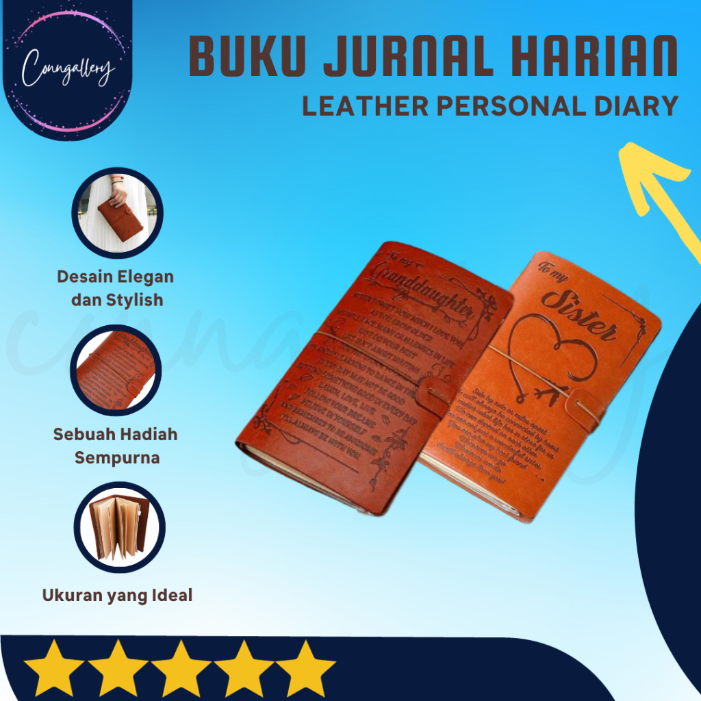 

Buku Jurnal Harian Leather Personal Diary