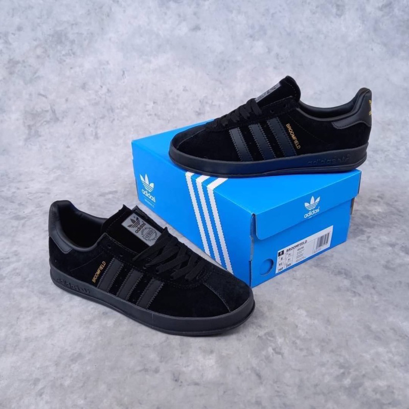 ADIDAS BROOMFIELD ALL BLACK GOLD