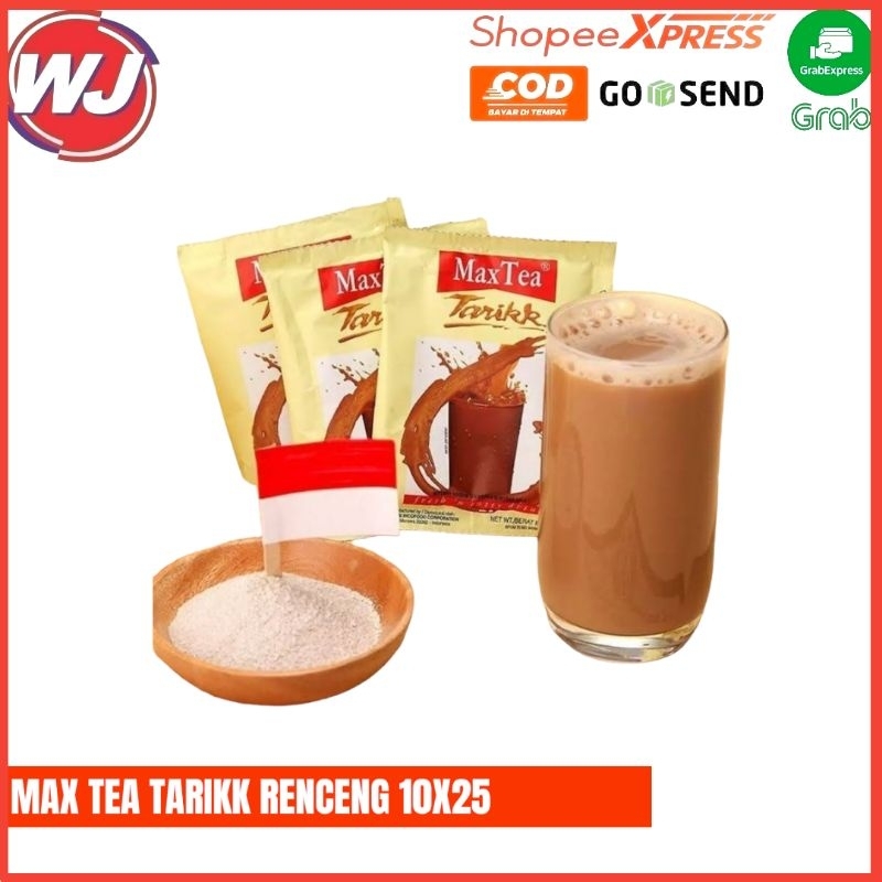 

MAX TEA TARIKK RENCENG 10X25g