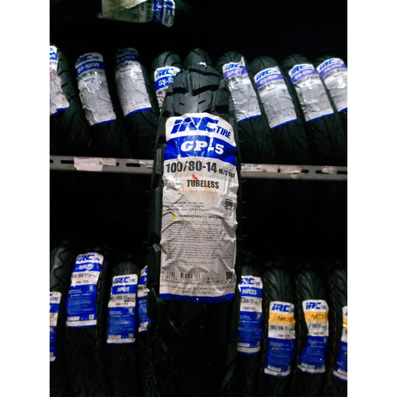 IRC 100/80-14 GP-5 BAN LUAR IRC RING 14 TUBELESS