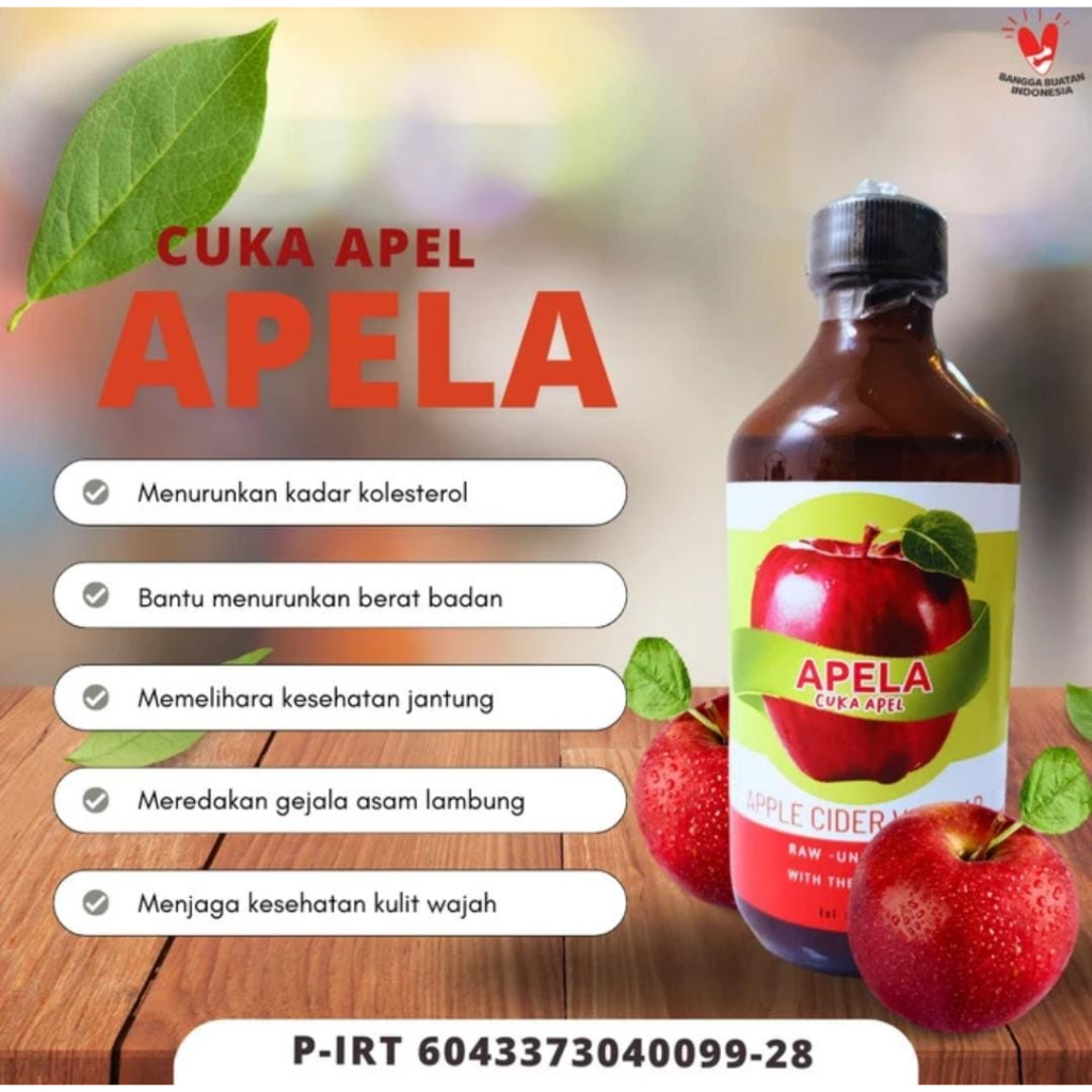 

Cuka Apel APELA Cuka Apel Murni 300ml