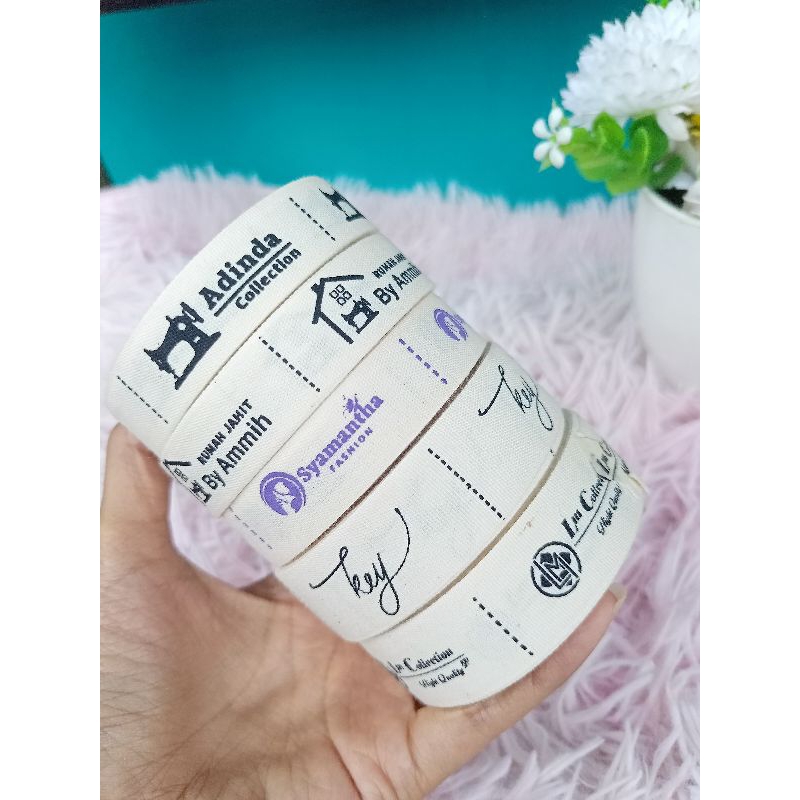 

(BISA COD)LABEL BAJU/LABEL HIJAB/LABEL MASKER/LABEL MERK