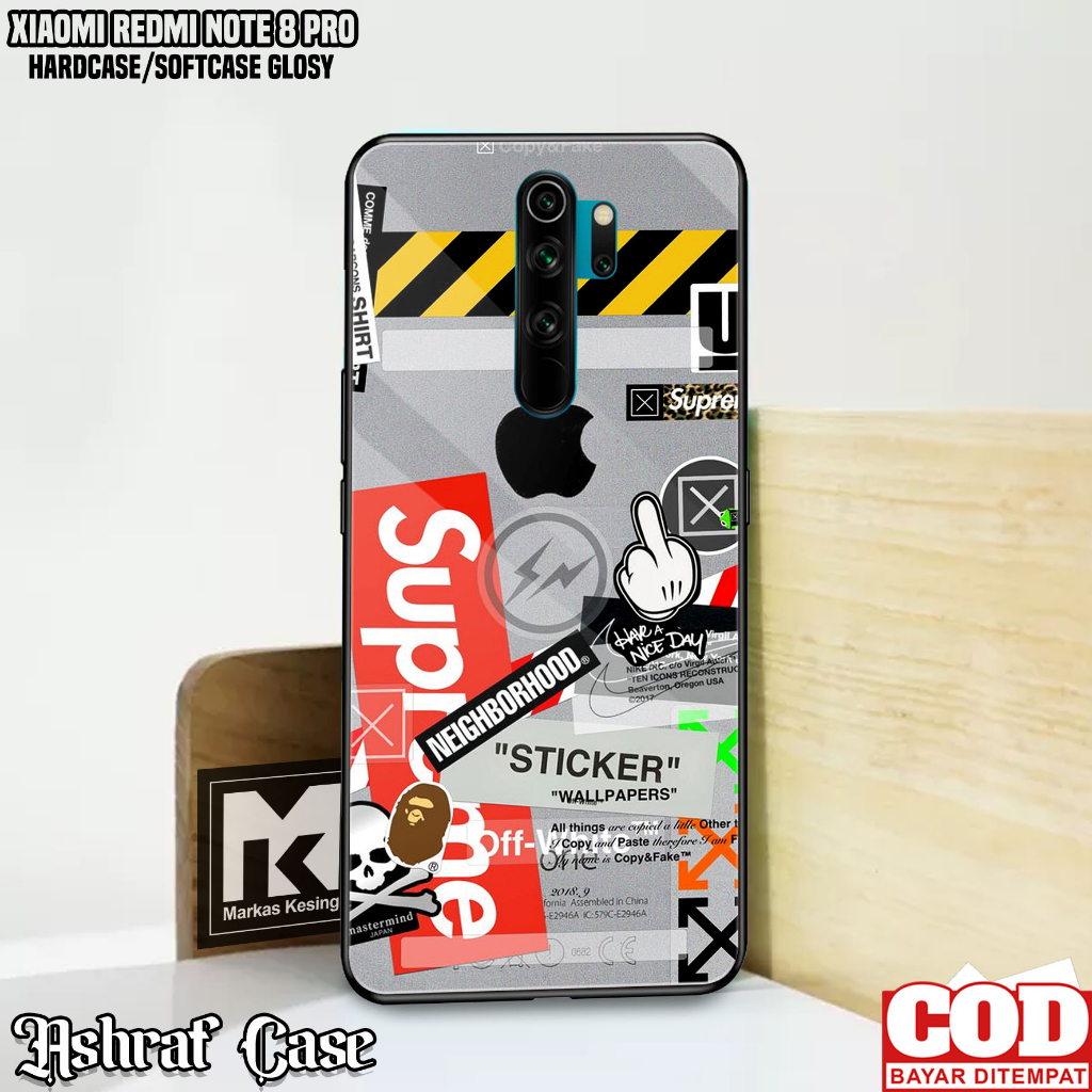 Case Xiaomi Redmi Note 8 Pro - Casing Xiaomi Redmi Note 8 Pro ( BA ) Softcase Glass - Silikon Xiaomi