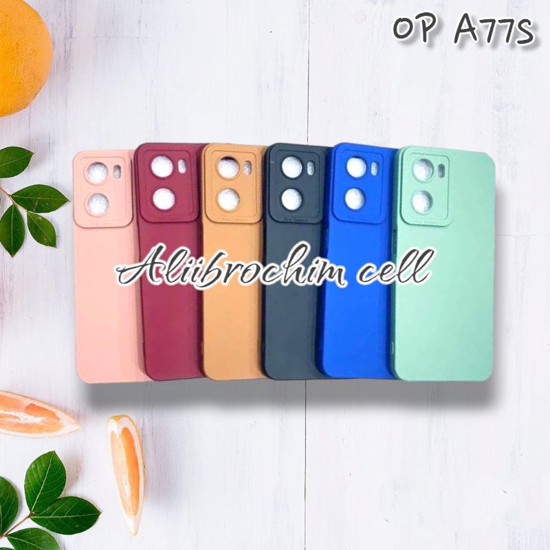 SOFTCASE OPPO A77S SILIKON CASE MACARON PRO CAMERA FULL COLOR 3D ORIGINAL TPU