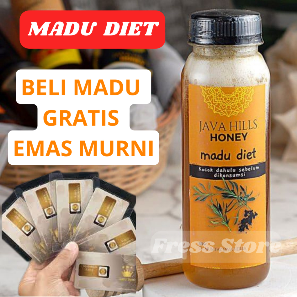 ❤️ Madu Diet Pelangsing Penurun Berat badan Alami Asli 100% Premium Grade A Super 300 Gram Mumtaz De